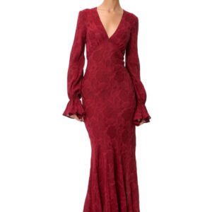 VESTIDO GRANATE ETXART PANNO